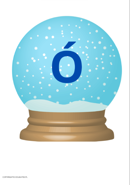 Zimowa ortografia - dekoracja