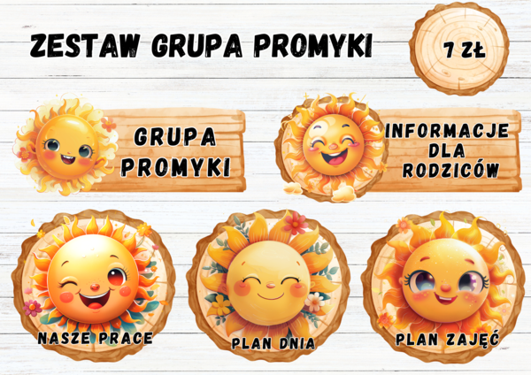 ZESTAW GRUPOWY GRUPA "PROMYKI"