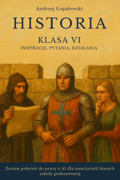 Historia – klasa VI. Inspiracje, pytania, działania. Zestaw poleceń do pracy z AI dla nauczycieli historii szkoły podstawowej