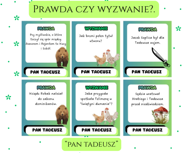 Prawda czy wyzwanie - Pan Tadeusz