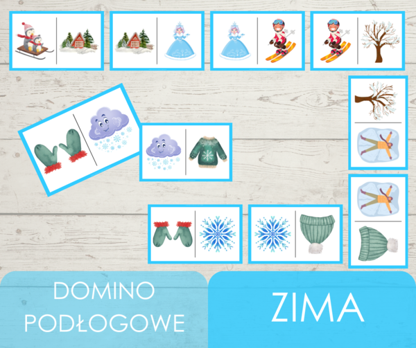 Domino podłogowe - zima