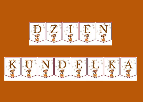 DZIEŃ KUNDELKA – biblioteka – świetlica - girlanda – gazetka – wersja 1