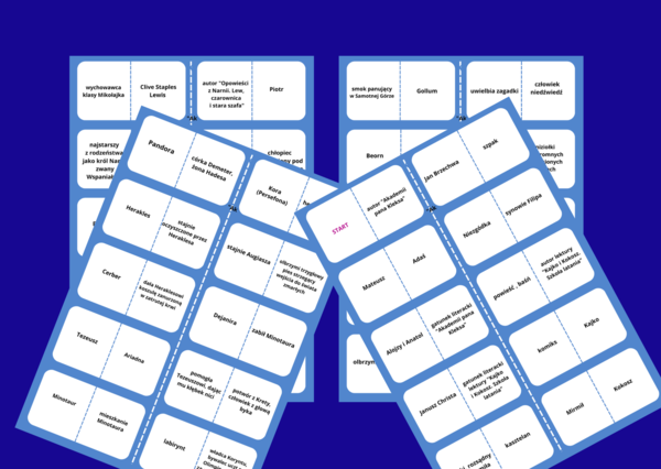 Domino – lektury obowiązkowe kl. 4-6 – powtórzenie