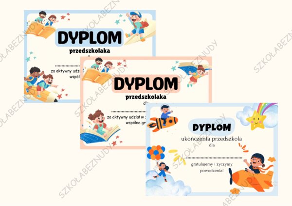 Dyplom przedszkolaka