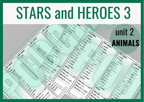 Stars and Heroes 3 unit 2 – zakładki do książki