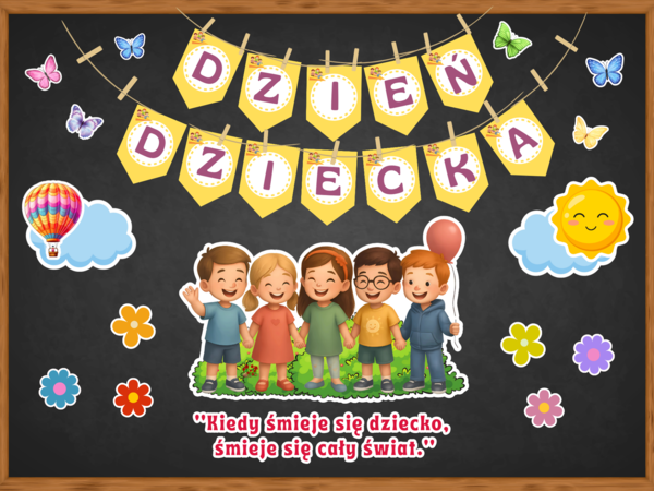DZIEŃ DZIECKA - zestaw materiałów - grafika XL