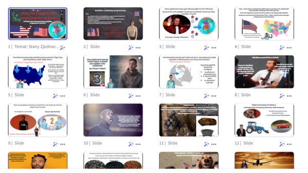 Stany Zjednoczone - potęga gospodarcza świata - prezentacja do edycji w genial.ly