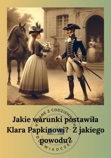 Jak rozwiązywać spory?- karty lekturowe do komedii Aleksandra  Fredry ,,Zemsta"