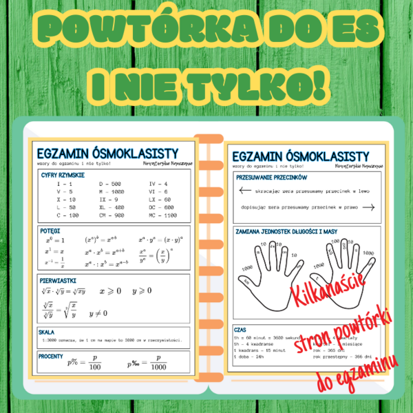 Powtórka do egzaminu ósmoklasisty i nie tylko!