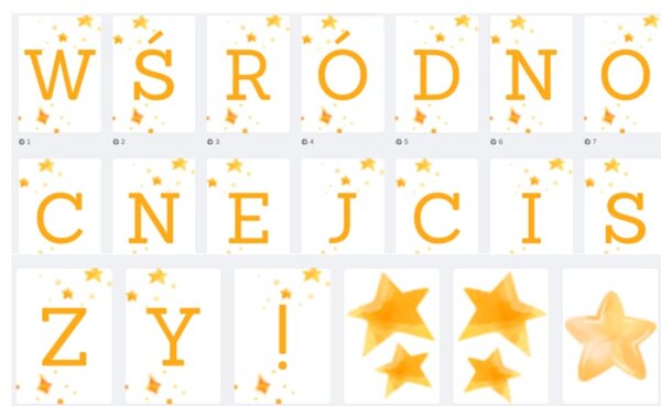 WŚRÓD NOCNEJ CISZY! - NAPIS na jasełka