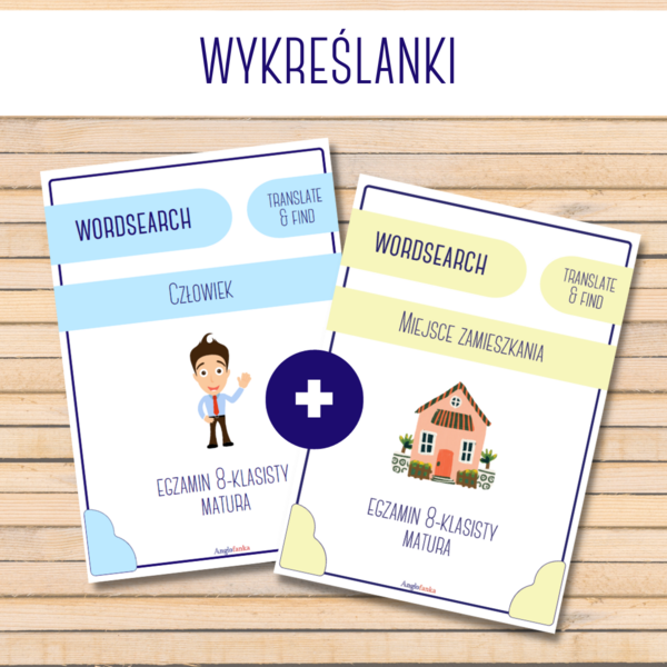 Wykreślanki | Człowiek + Miejsce Zamieszkania | E8 | Matura