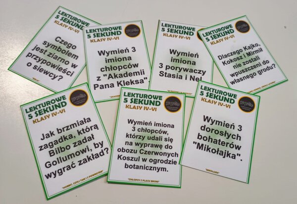 Lekturowe 5 sekund dla klas 4-6