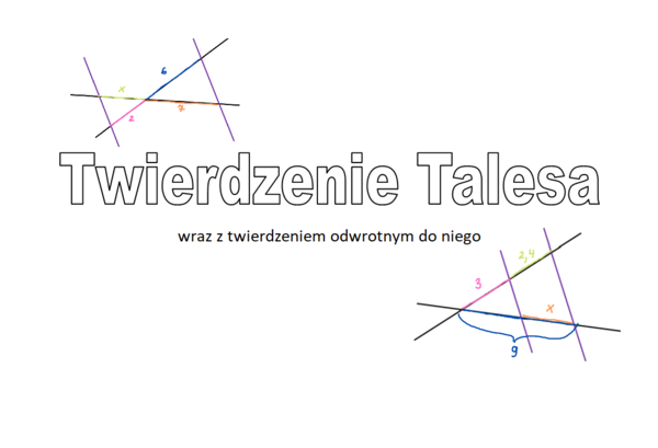 Twierdzenie Talesa wraz z twierdzeniem odwrotnym do niego