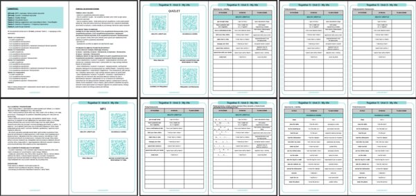 Together 5, Unit 3 - słownictwo
