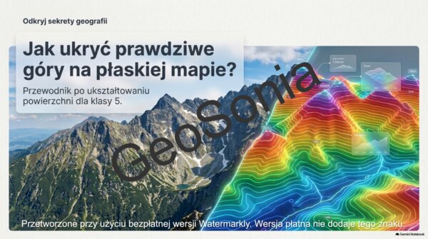Ukształtowanie powierzchni na mapach geografia klasa 5 prezentacja