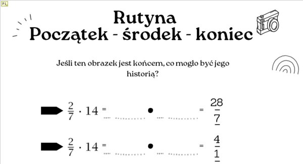 Mnożenie ułamków - prezentacja