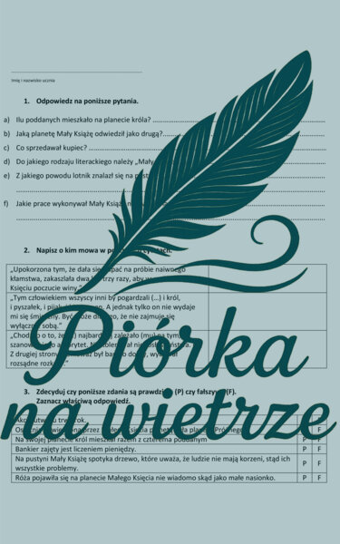 Test znajomości lektury - Mały Książę
