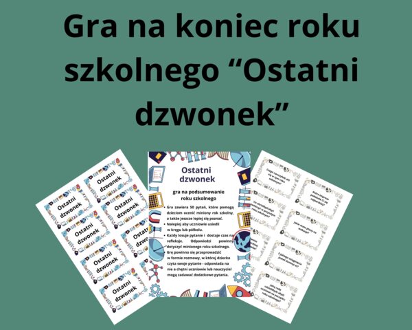 Gra na podsumowanie roku szkolnego