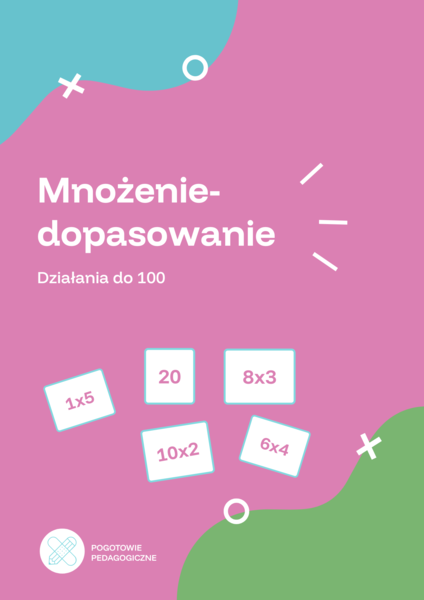 Mnożenie- dopasowanie. Działania do 100.