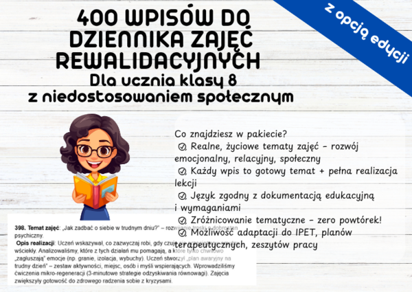 REWALIDACJA wpisy tematy uczeń z niedostosowaniem społecznym