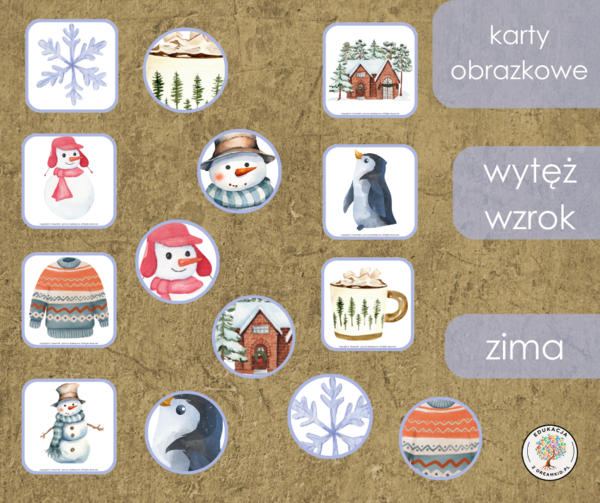 Gra - wytęż wzrok - zima