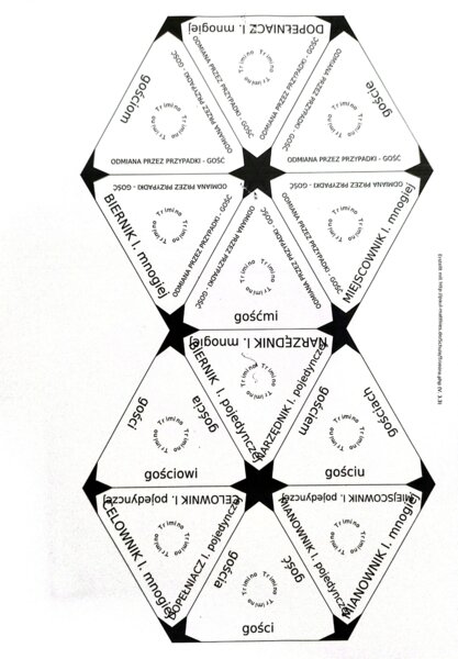 TRIMINO - odmiana przez przypadki