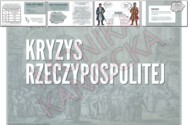Kryzys Rzeczypospolitej - prezentacja historia klasa 6