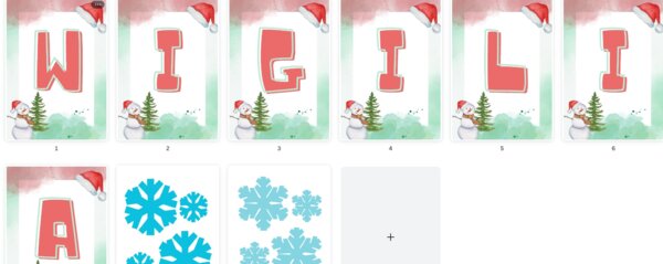 WIGLIA - girlanda na gazetkę