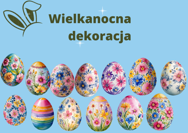 Wielkanocna dekoracja do sali – Pisanki