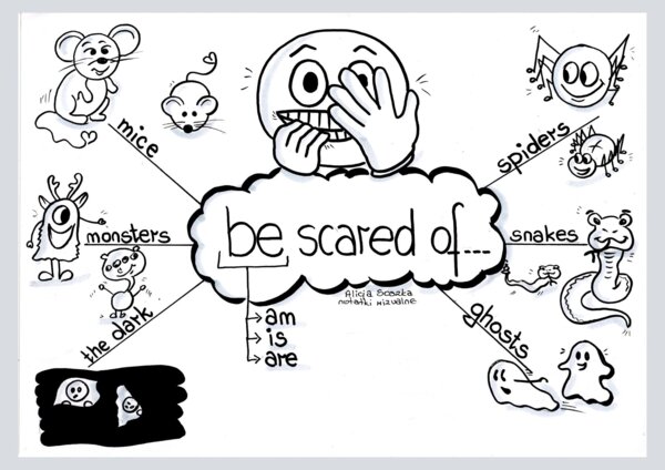Be scared of ... by Alicja Soszka /wprowadzenie wyrażenia/