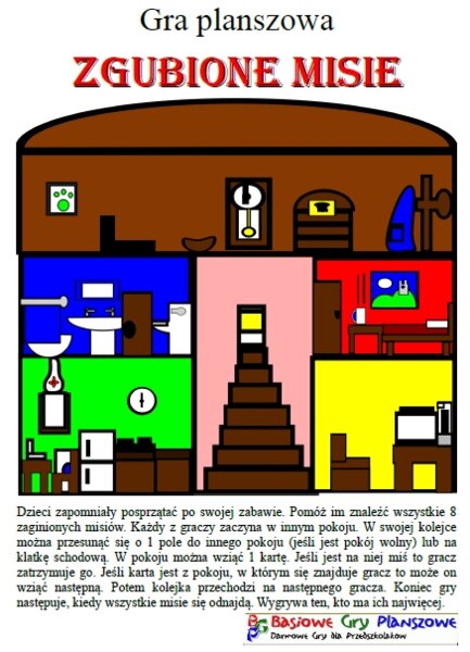 Zgubione misie – Gra planszowa