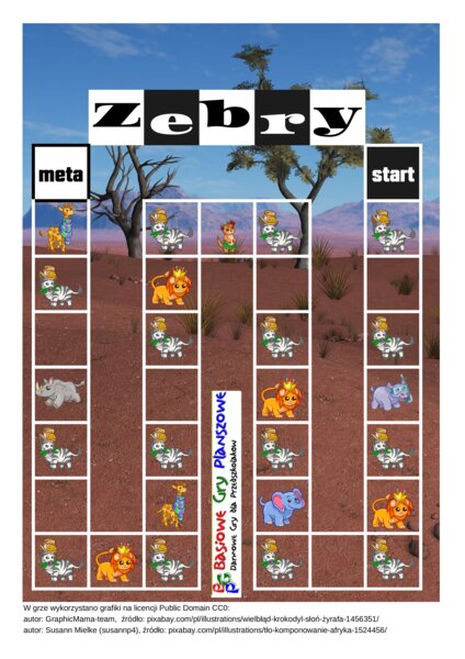 Zebry – Gra planszowa