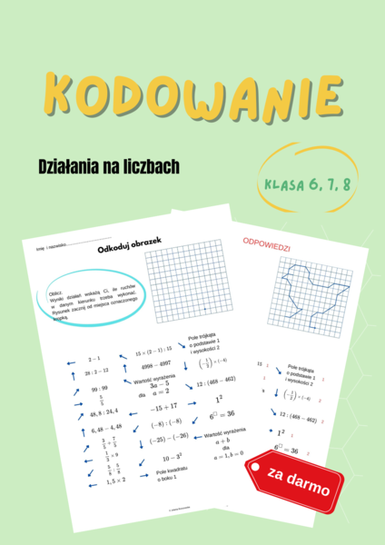 Działania na liczbach, klasy 6 -8