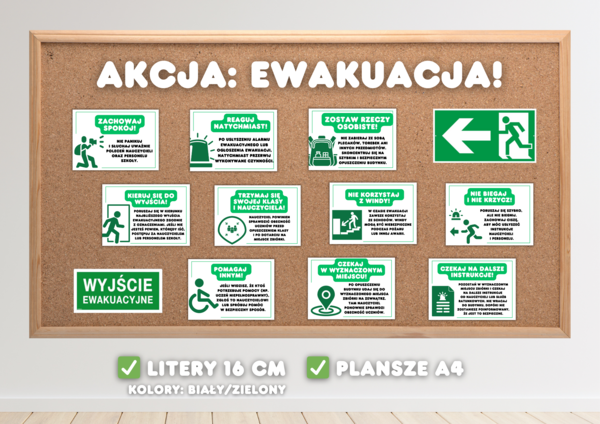 AKCJA: EWAKUACJA! - Zasady ewakuacyjne dla uczniów - Gazetka szkolna