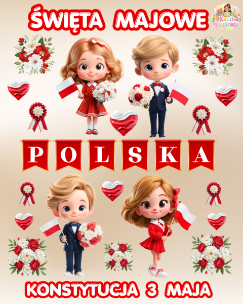 ✨ PAKIET DEKORACJI ŚWIĘTA MAJOWE ✨