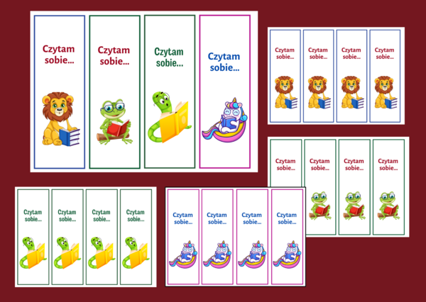 DZIEŃ KSIĄŻKI – zakładki do książek – zakładka – biblioteka – wersja 1