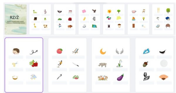 Podpisywanie wyrazów rz lub ż