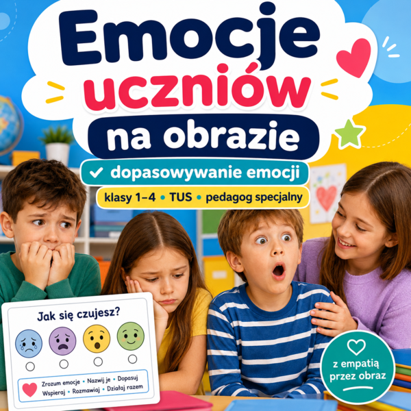 Emocje uczniów na obrazie