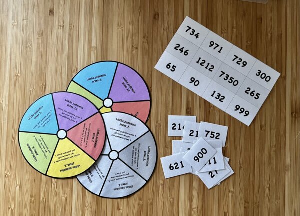 Cechy podzielności liczb - gra