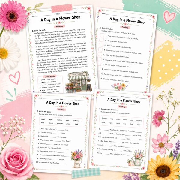 A Day in a Flower Shop