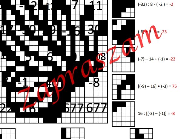 Kodowanie - liczby ujemne ( mnożenie i dzielenie )