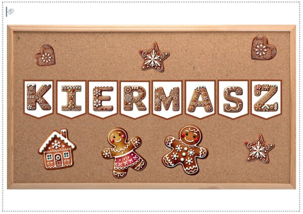 Alfabet inspirowany pierniczkami