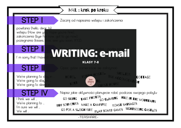 Egzamin Ósmoklasisty MAIL - wklejki