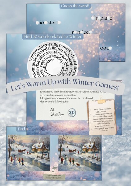 Let's Warm Up With Winter Games!