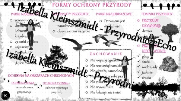 Sketchnotka „Obszary chronionego krajobrazu” w power point do edycji, PRZYRODA do klasy 4, „Poznajemy krajobraz najbliższej okolicy”