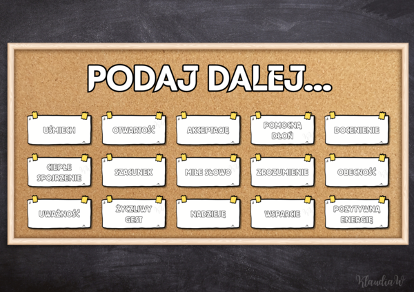 PODAJ DALEJ... – materiały na gazetkę szkolną do druku (PDF)