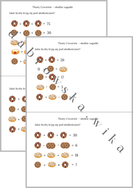 Tłusty Czwartek - słodkie zagadki