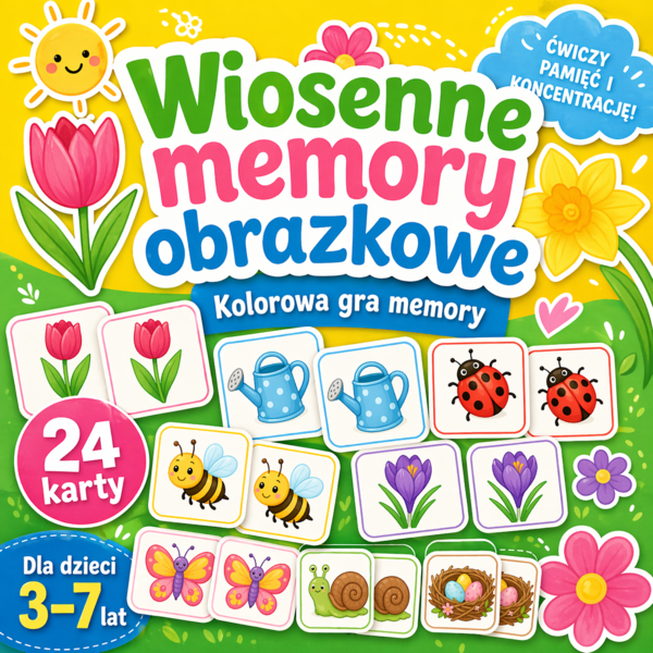 Wiosenne memory obrazkowe