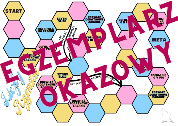 Liczby rzymskie - gra planszowa