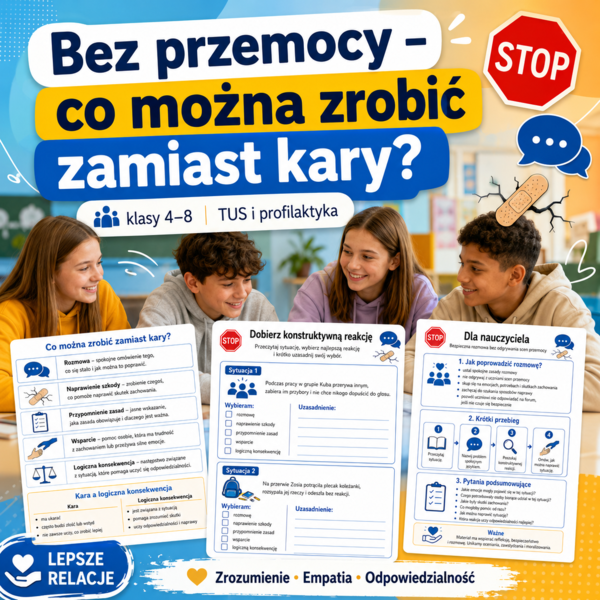 Bez przemocy – co można zrobić zamiast kary?